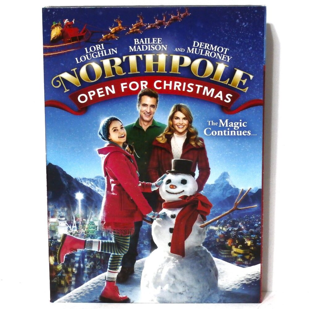 NORTHPOLE OPEN FOR CHRISTMAS DVD The Magic Continues... Lori Loughlin